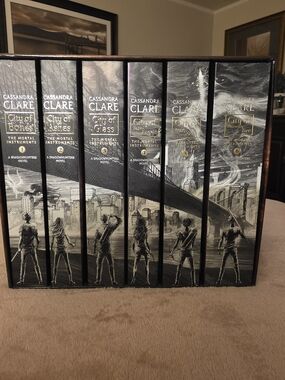 The Mortal Instruments Hardcover Box Set - Black and Gray Books 1-6 *+S/H Cost